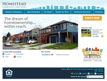 Tablet Screenshot of homesteadclt.org